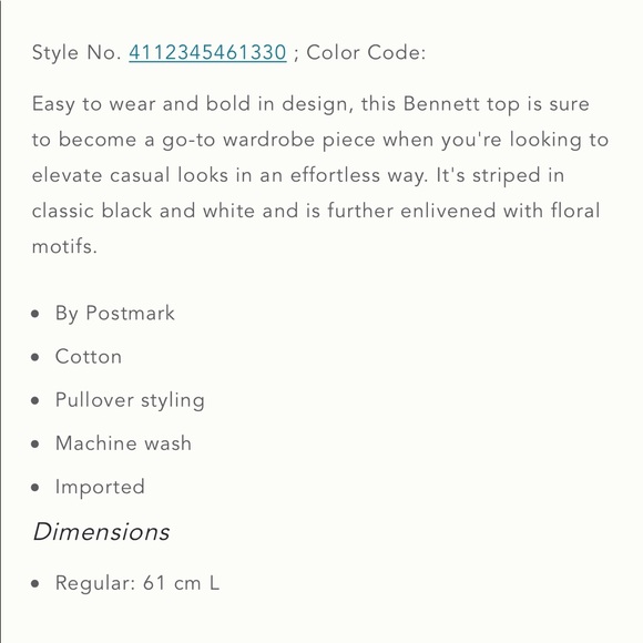 Anthropologie Postmark Bennett Knit Top Sz M - Picture 6 of 7